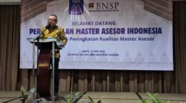 PMAI Gelar Halal Bihalal dan Webinar Master Asesor Peningkatan Kompetensi dan Kerjasama Anggota pada hari Sabtu, 11 Mei 2024, di The Hive Best Western Cawang, Jakarta. (Doc.BNSP)