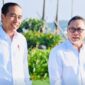 Presiden RI Joko Widodo Bersama Ketua Umum Partai Amanat Nasional (PAN) Zulkifli Hasan. (Facebook.com@Zulkifli Hasan)