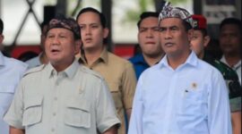 Presiden RI Prabowo Subianto dan Menteri Pertanian Andi Amran Sulaiman. (Instagram.com/@kemhanri)