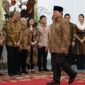 Presiden Prabowo Subianto mengumumkan jajaran Kabinet Merah Putih di Istana Negara, Jakarta. (Dok. Tim Media Prabowo)