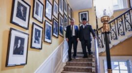 Presiden RI Prabowo Subianto bertemu Perdana Menteri (PM) Inggris Keir Starmer di 10 Downing Street, London, Kamis (21/11/2024). (Dok. Tim Media Prabowo)