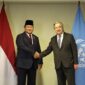 Presiden RI Prabowo Subianto melakukan pertemuan dengan Sekjen Perserikatan Bangsa-Bangsa (PBB) António Guterres.. (Dok. Tim Meida Prabowo)