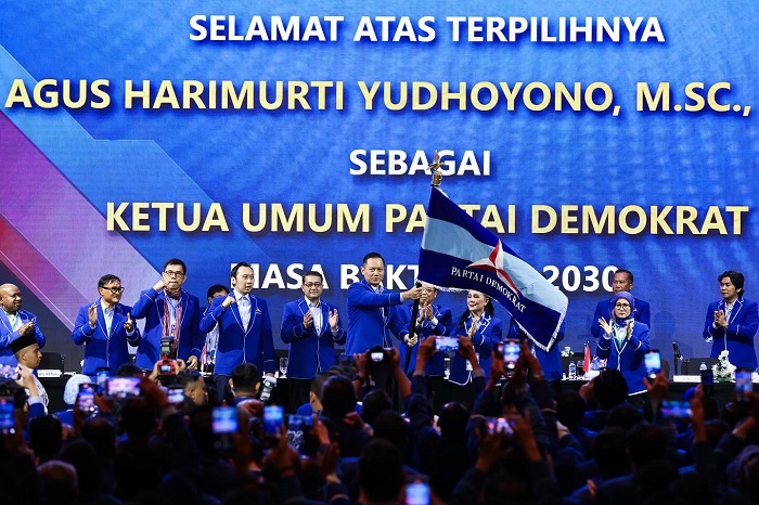 Agus Harimurti Yudhoyono (AHY) terpilih kembali menjadi Ketua Umum Partai Demokrat periode 2025-2030. (Facebook.com @Agus Yudhoyono)