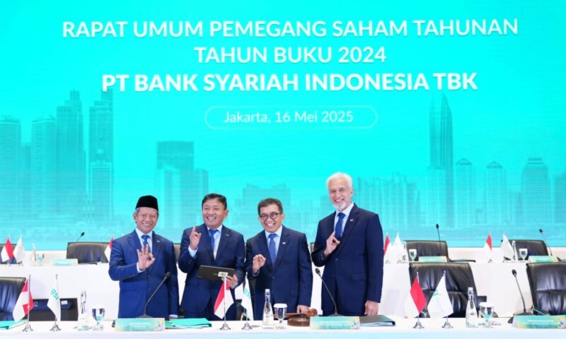 Rapat Umum Pemegang Saham Tahunan (RUPST) Bank Syariah Indonesia (BSI) , Jumat, 16 Mei 2025. (Dok. BSI)